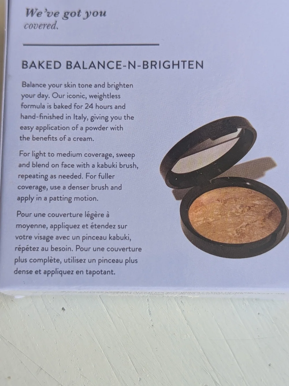 Baked Balance-N-Brighten